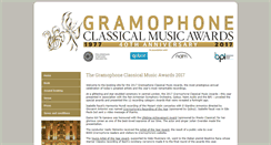 Desktop Screenshot of gramophoneawards.com