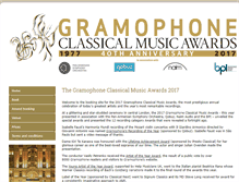 Tablet Screenshot of gramophoneawards.com